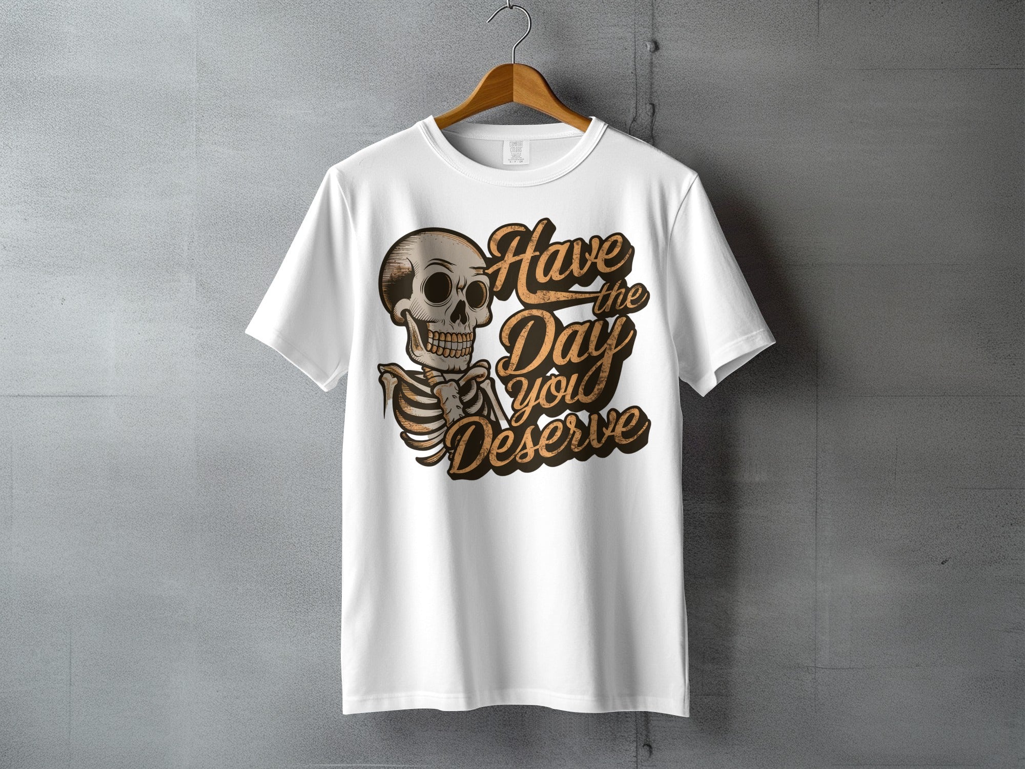 Skeleton Have The Day You Deserve Funny Sarcastic Quote product type

skeleton shirt
skull design
have the day you deserve
funny graphic
sarcastic quote
humor apparel
unique design
skeleton art
statement tee
cool shirt
halloween themed
spooky design
printed top
dark humor
gift idea
casual wear
expressive clothing
ironic message
novelty shirt
day you deserve