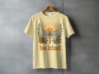Dragonfly Sunrays Flowers 'be kind' Quote Light Yellow product type