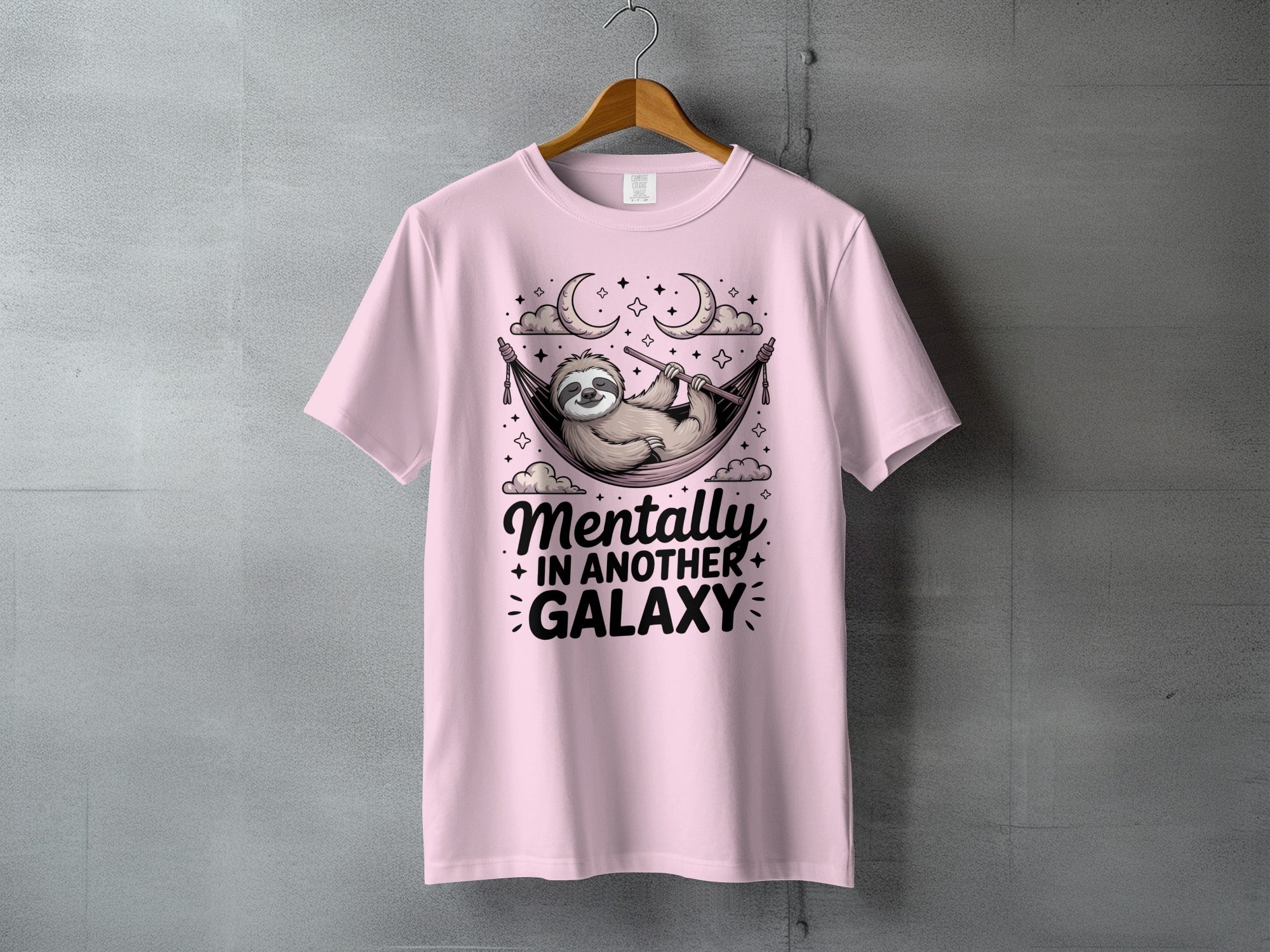 Mentally IN ANOTHER GALAXY Sloth Hammock Moon Stars product type
