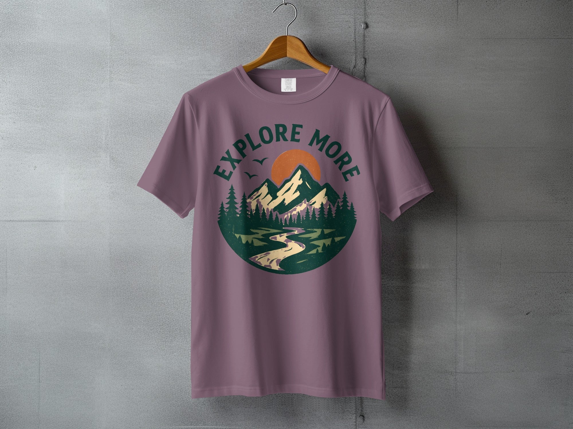 EXPLORE MORE Mountain Sun River Forest Adventure product type

explore more
mountain
nature
adventure
outdoors
forest
river
sun
hiking
camping
travel
wilderness
landscape
trees
sunrise
sunset
birds
graphic tee
outdoorsy
wanderlust