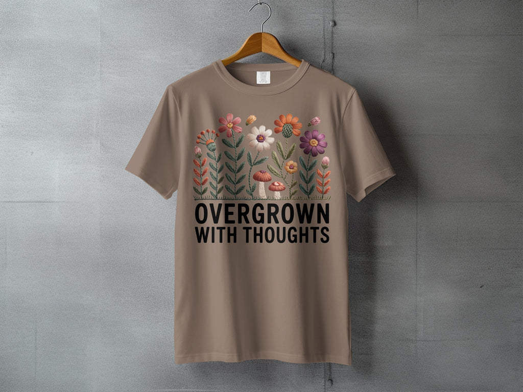 Floral Mushroom Overgrown With Thoughts Colorful Design product type