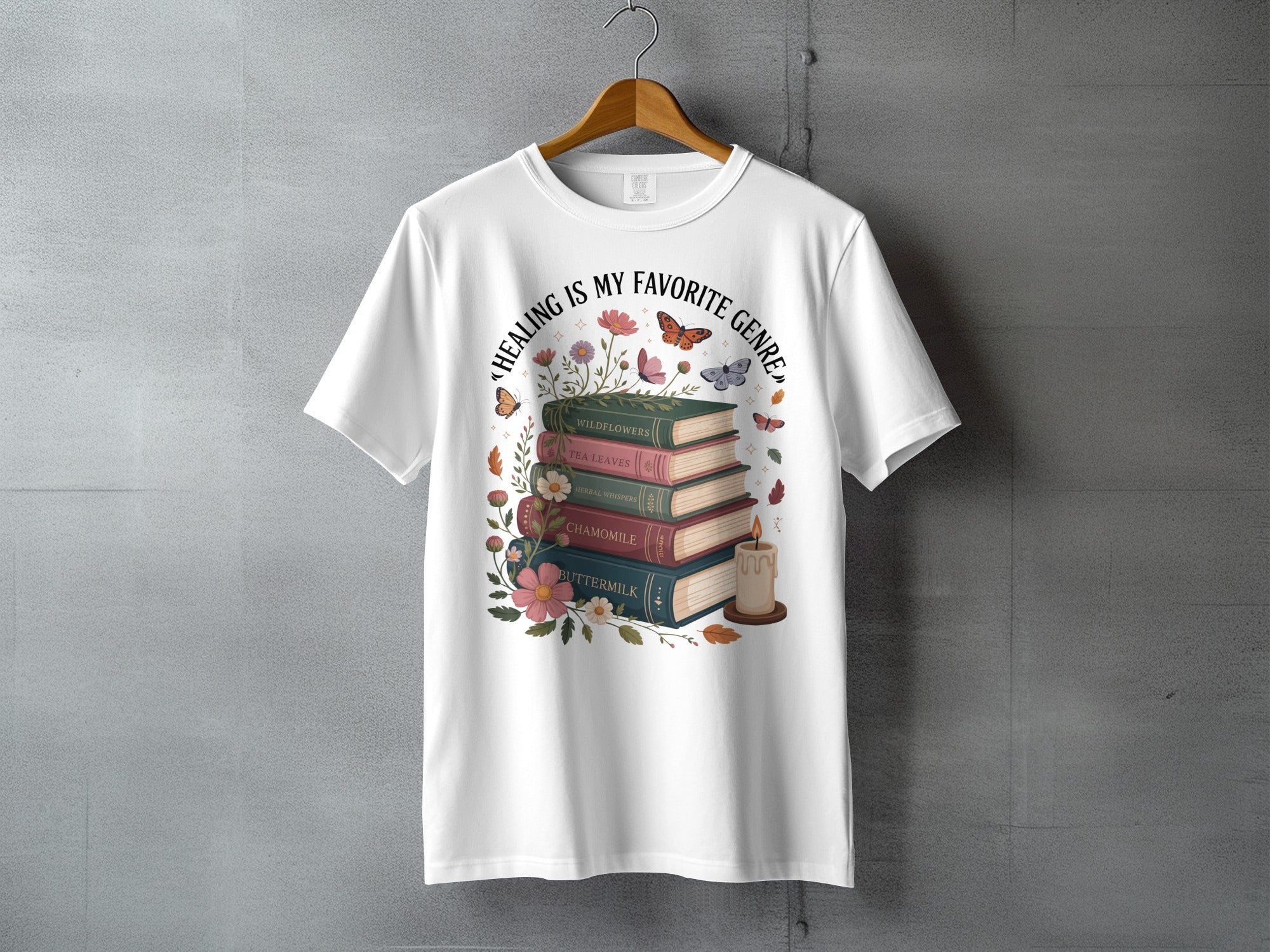 HEALING IS MY FAVORITE GENRE BOOKS BUTTERFLIES product type