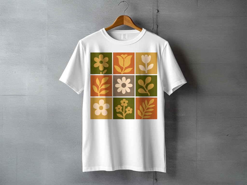 Floral Grid Blocks Retro Groovy Flower Leaf Pattern product type
Floral Grid Print
Retro Flowers
Groovy Design
70s Aesthetic
Flower Blocks
Leaf Pattern
Vintage Floral
Botanical Art
Geometric Pattern
Nature Inspired
Earth Tones
Boho Chic
Abstract Floral
Square Layout
Artistic Graphic
Garden Theme
Summer Vibes
Unique Print
Graphic T-shirt
Casual Apparel