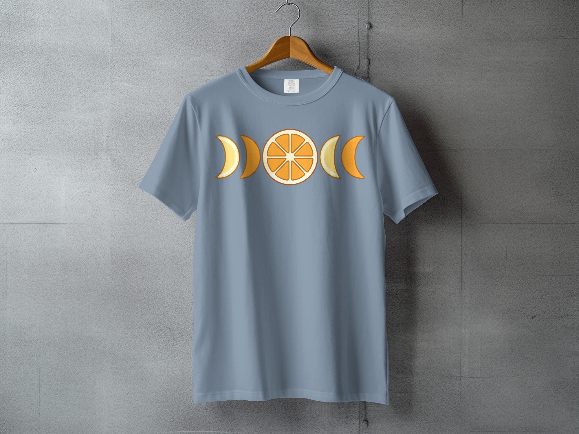 Celestial Orange Moon Phase Slice product type
