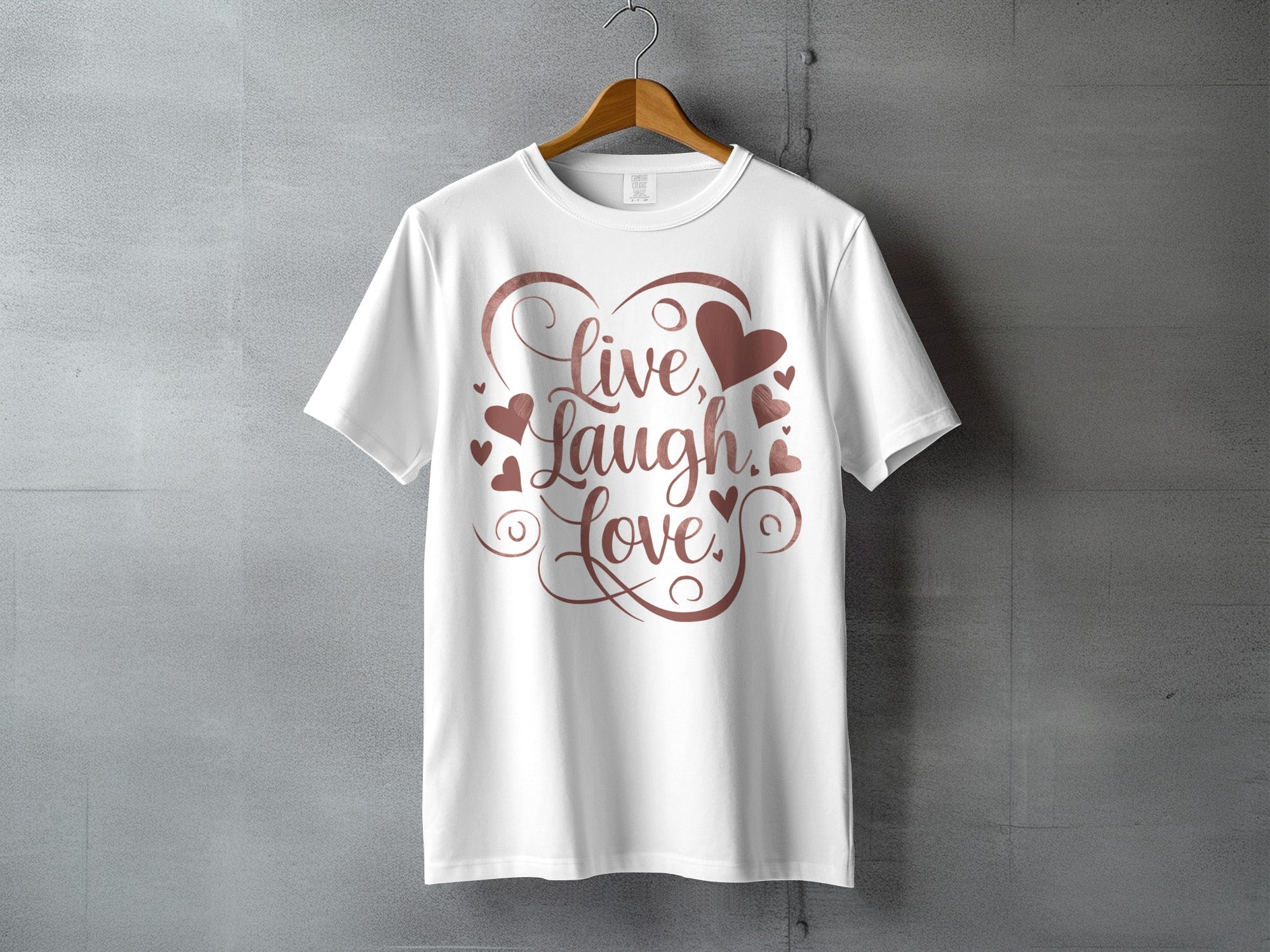 Live Laugh Love Hearts Stylish Script Design product type

live laugh love
hearts design
inspirational quote
script typography
love graphic
laugh message
live statement
positive vibes
celebration print
casual fashion
stylish art
cute hearts
elegant script
motivation design
graphic apparel
unique quote
trending message
daily inspiration
valentine design
expressive art