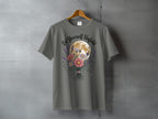 Let Yourself Unfold Moon Flowers Stars Gray product type