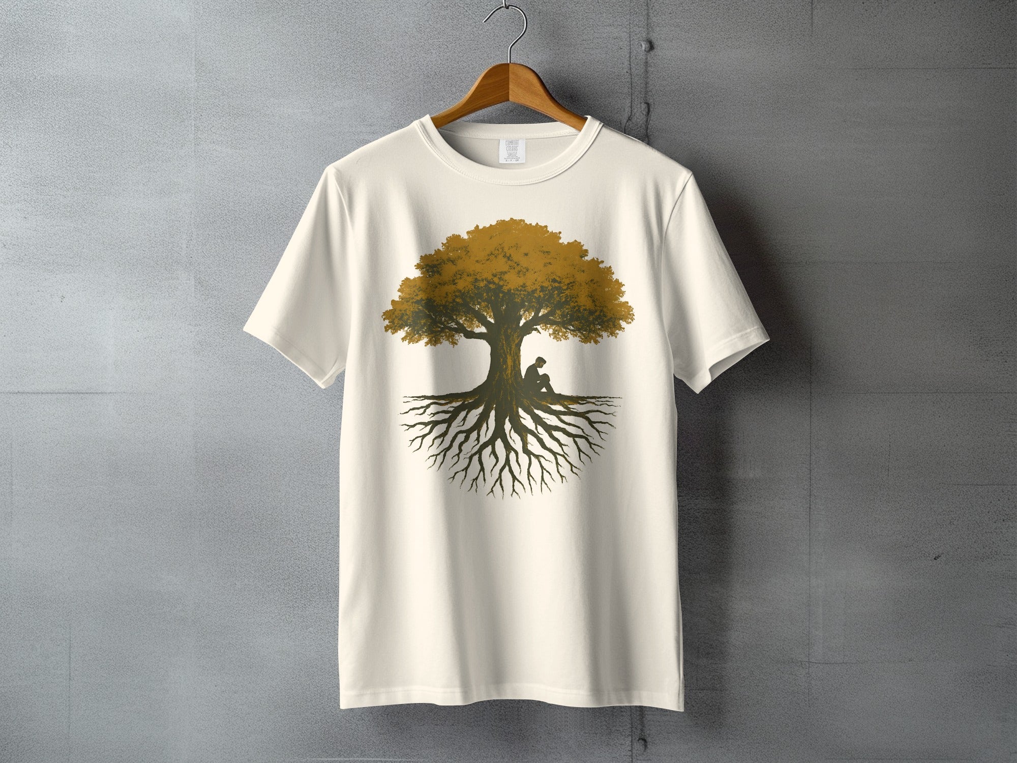 Majestic tree roots silhouette wisdom reader product type
