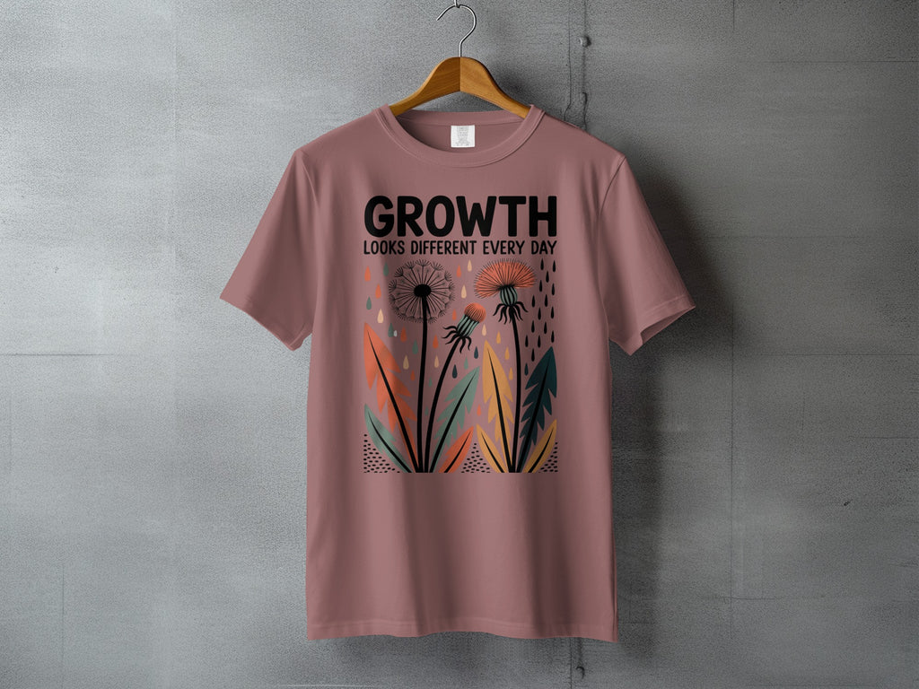 GROWTH LOOKS DIFFERENT EVERY DAY Dandelion Nature Print product type