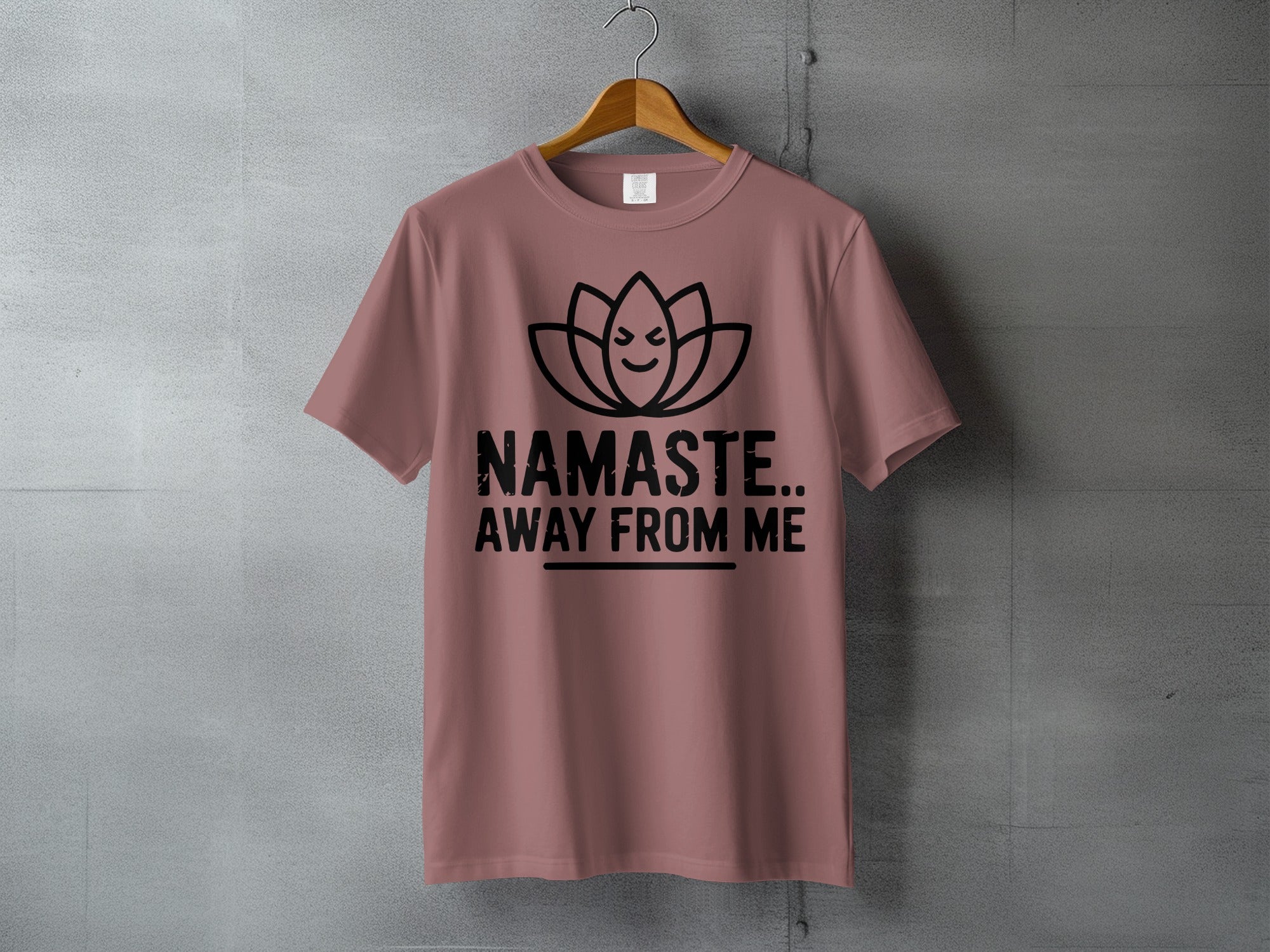 Pink Lotus Namaste Away From Me Sarcastic Yoga product type
Namaste
Away From Me
Lotus Flower
Funny Quote
Sarcastic Tee
Yoga Humor
Meditation Shirt
Introvert Gift
Anti Social Club
Graphic Tee
Pink TShirt
Unique Design
Statement Shirt
Zen Vibes
Spiritual Joke
Humorous Apparel
Relaxation Theme
Cool Design
Gift for Yogi
Birthday Present