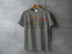 Bloom where you're planted colorful flowers T-shirt
