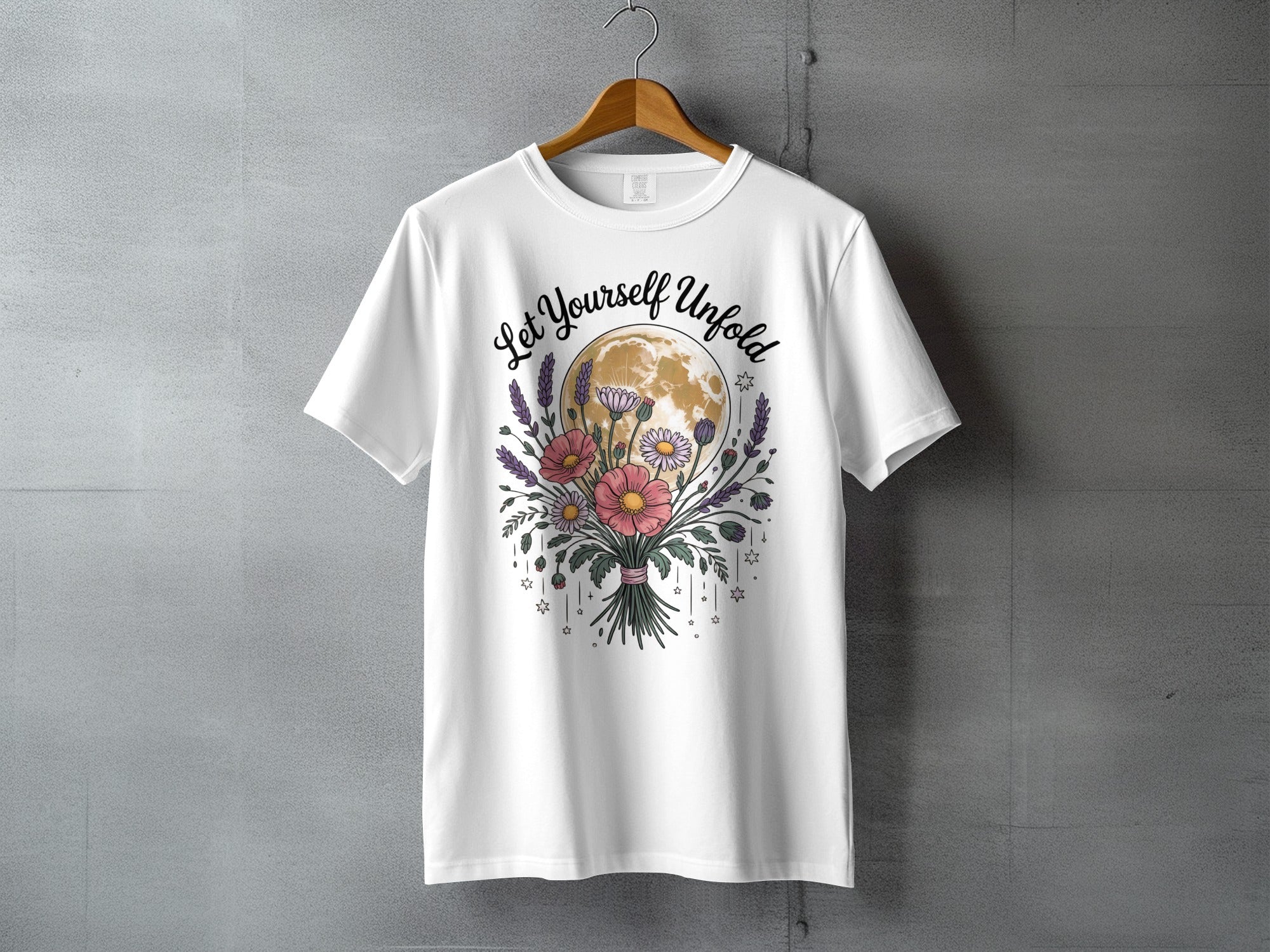 Let Yourself Unfold Moon Flowers Stars Bouquet product type