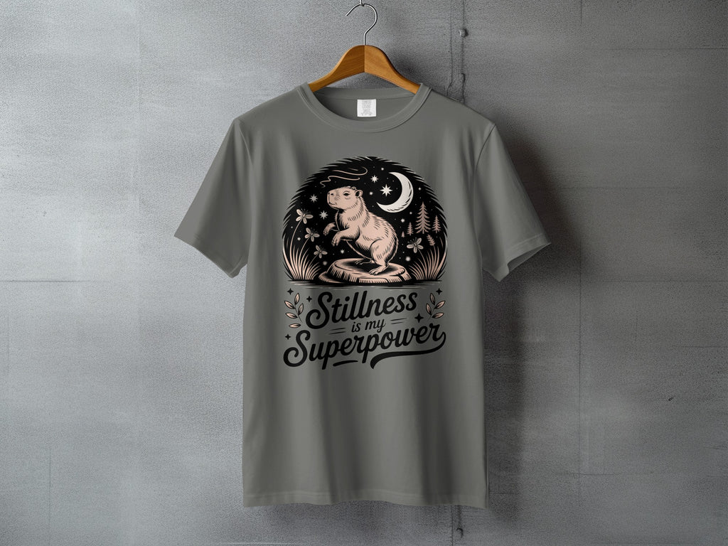 Stillness is my Superpower Capybara Moon Stars Forest product type