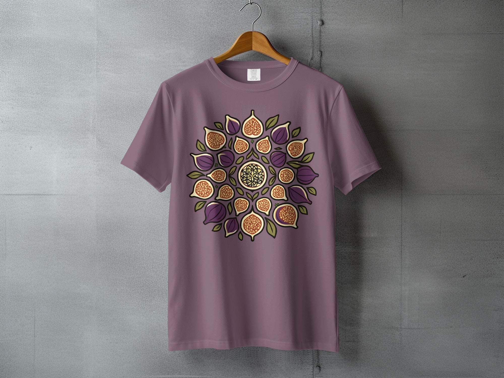 Vibrant Fig Fruit Mandala Artistic Circular Design product type
Fig design
Fruit print
Mandala art
Botanical graphic
Nature pattern
Fig fruit
Fig leaf
Floral circle
Food design
Artistic mandala
Plant motif
Summer fruit
Unique print
Aesthetic design
Purple fig
Green leaf
Fruit artwork
Mandala style
Healthy food art
Orchard design