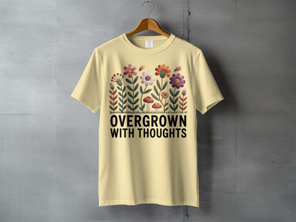 Floral Mushrooms Overgrown With Thoughts Product Type