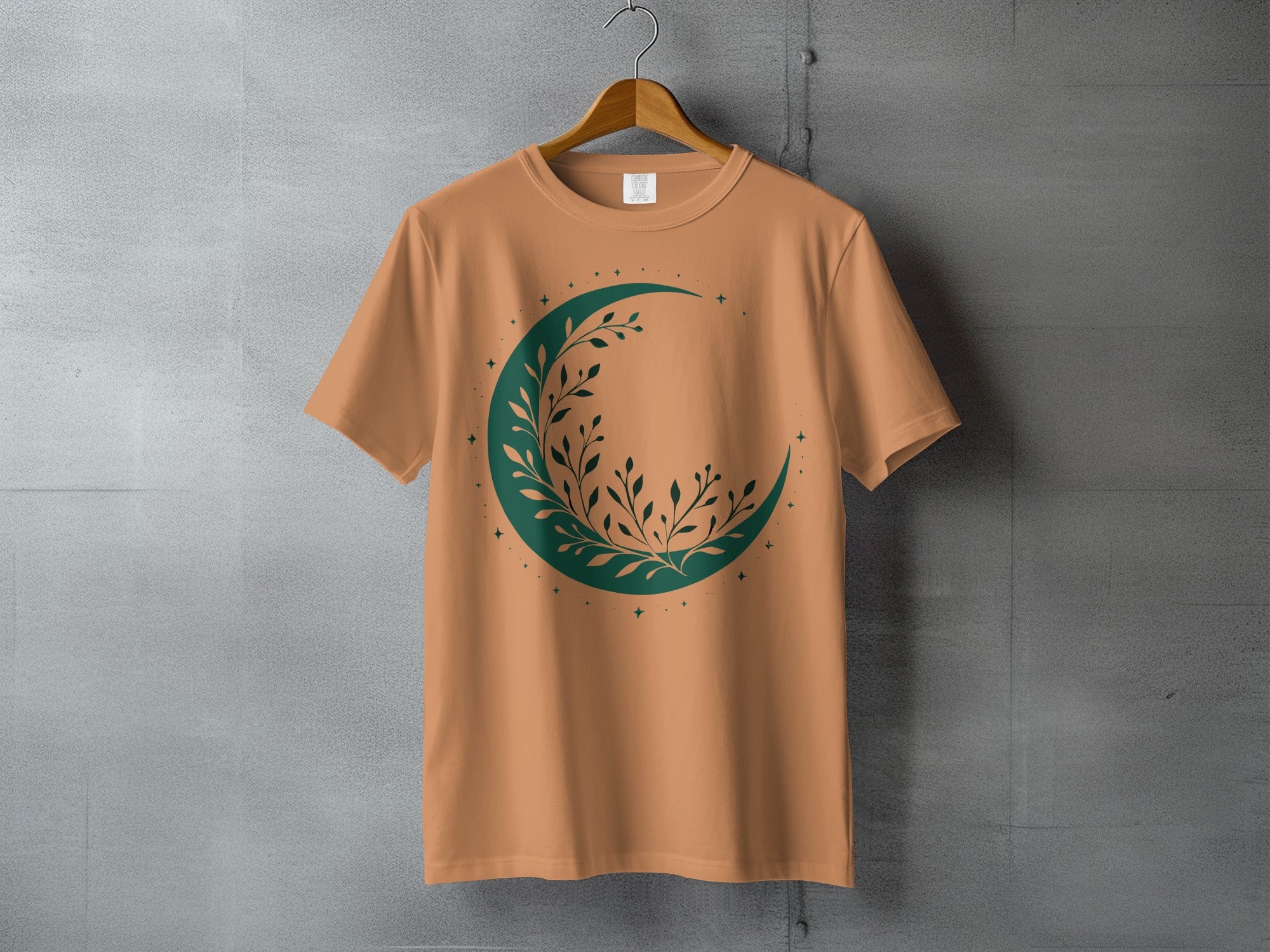 Terracotta Botanical Moon Stars Crescent T-shirt product type