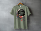 Let Yourself Unfold Crescent Moon Flowers Stars tshirt product type
