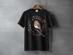 Autumnal Robin Bird Leaf Wreath Artistic Circle Design product type