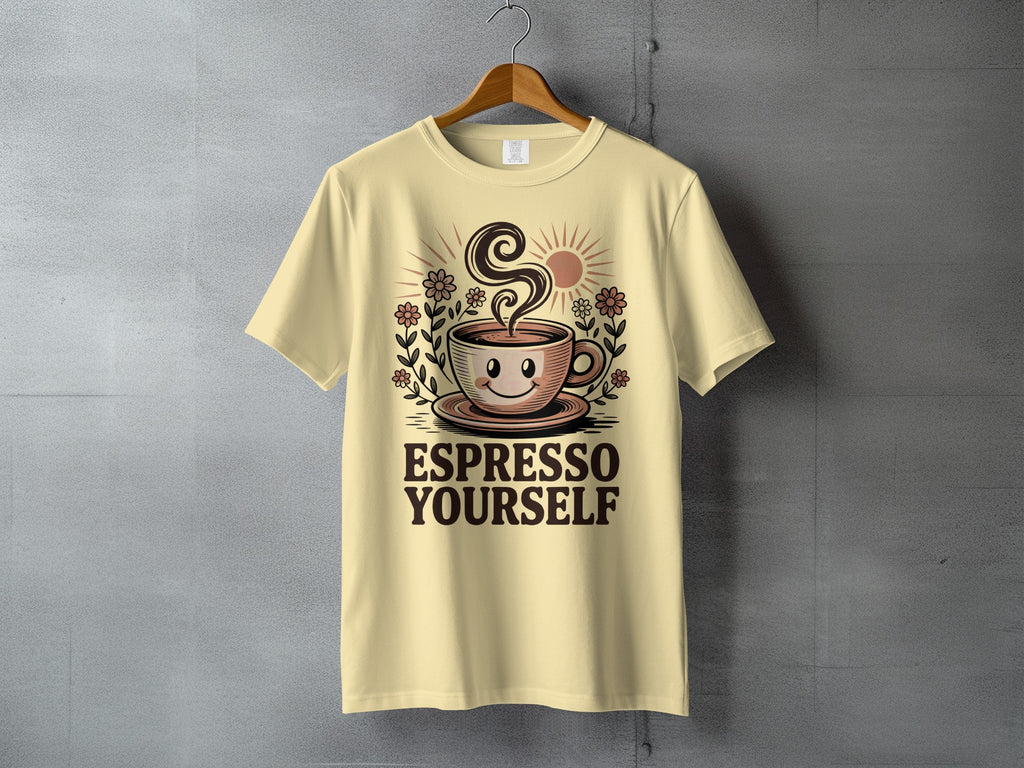 Espresso Yourself Happy Coffee Cup Sunshine Floral product type