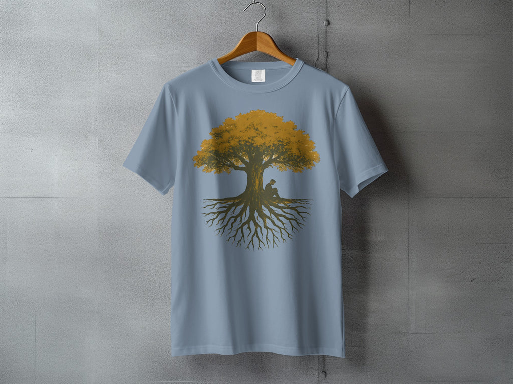 Wisdom Tree Roots Contemplation Figure Design Light Blue product type