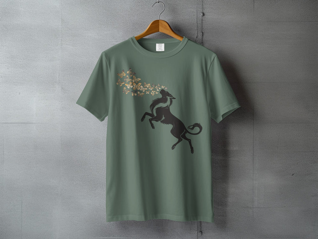 Wild Wolf Butterfly Transformation T-shirt product type