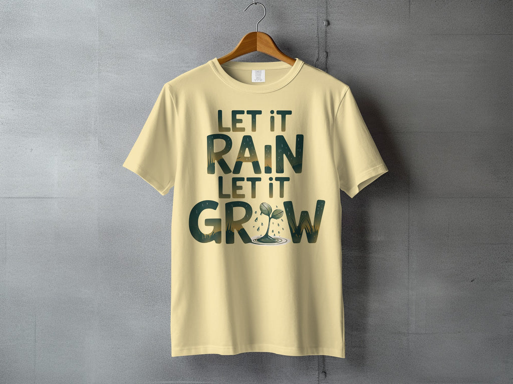 Let It Rain Let It Grow Sprout Plant Design product type