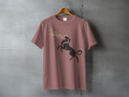 Wolf Butterfly Bloom Shadow Pink T-Shirt product type