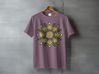 Fig Mandala Spiral Pattern Gold Motif Design T-shirt product type