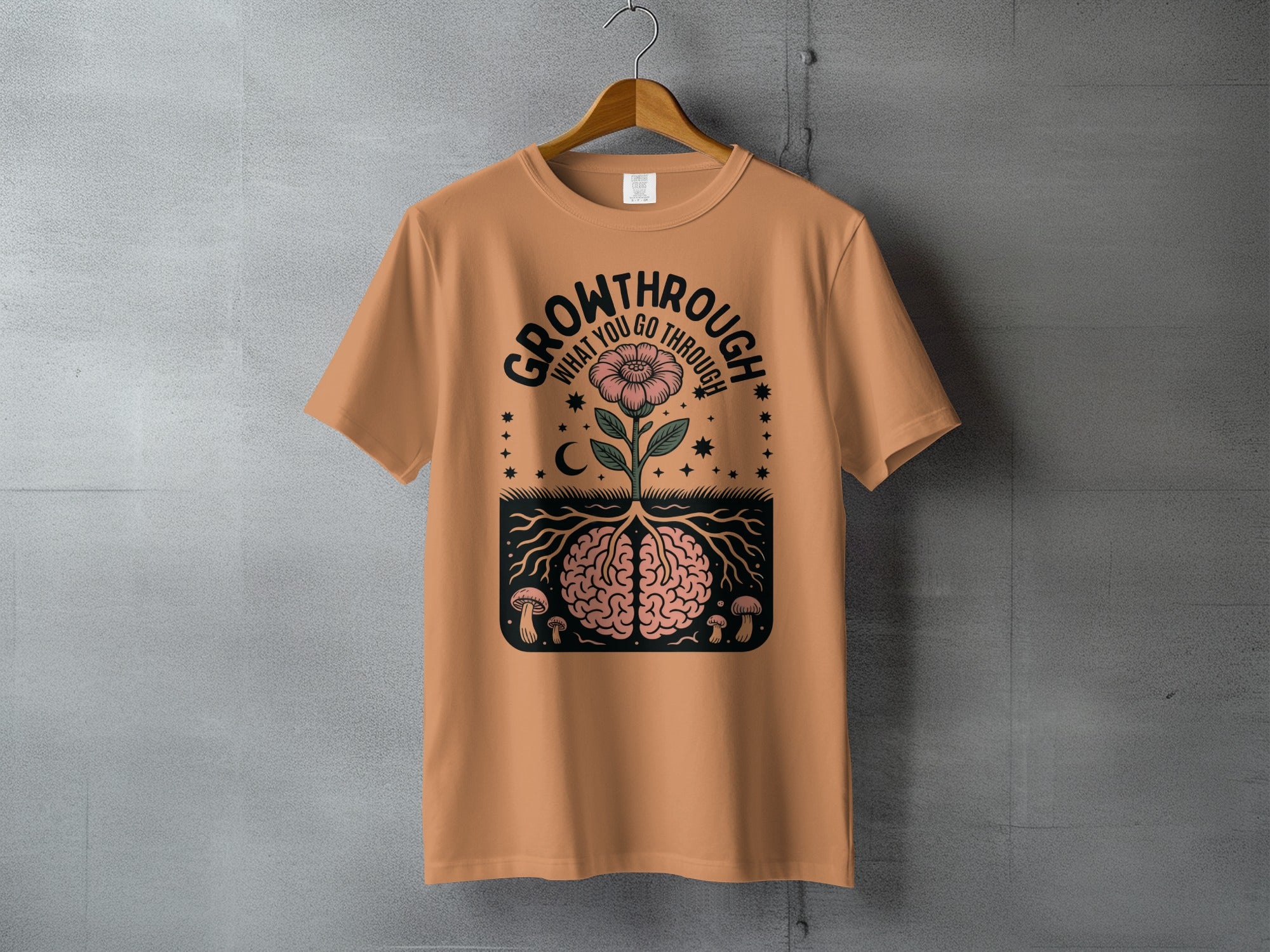 Growthrough What You Go Through Flower Brain Roots product type