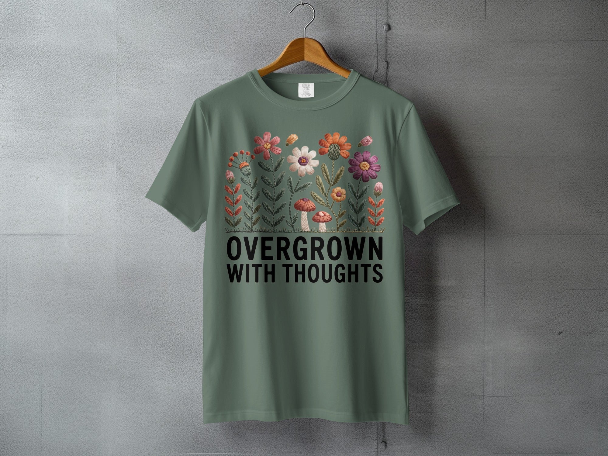 OVERGROWN WITH THOUGHTS t-shirt product type