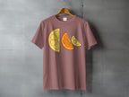 Dusty Rose Citrus Slices Lemon Orange Fruit Graphic product type