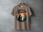 Caffeine & Contemplation Forest Lake Sunset T-Shirt product type