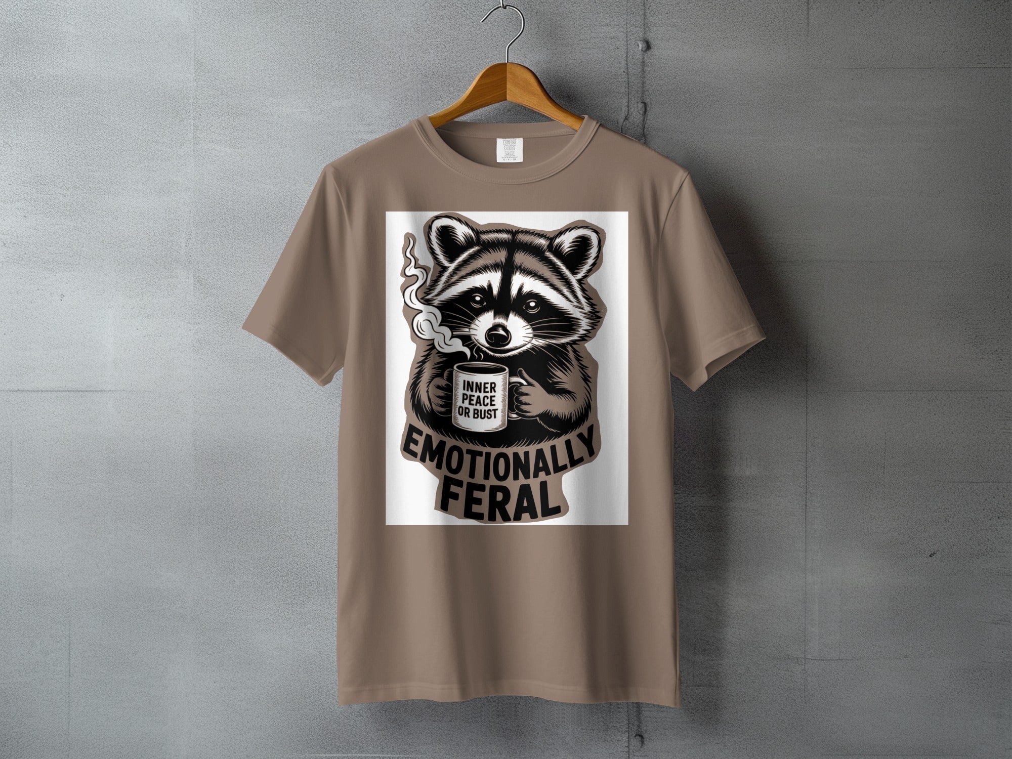 Raccoon Inner Peace OR Bust Emotionally Feral T-Shirt product type
Raccoon
Inner Peace OR Bust
Emotionally Feral
Animal graphic
Funny shirt
Coffee mug design
Woodland creature
Graphic tee
Statement apparel
Unique animal art
Quirky humor
Sarcastic style
Wildlife lover
Raccoon art
Feral spirit
Animal print
Novelty shirt
Cartoon raccoon
Creature comfort
Beverage themed