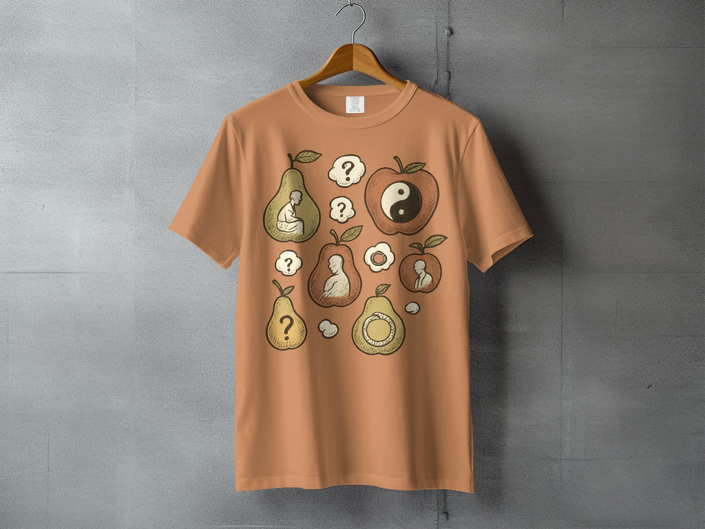 Philosophical Fruits Yin Yang Contemplation Symbol Design product type