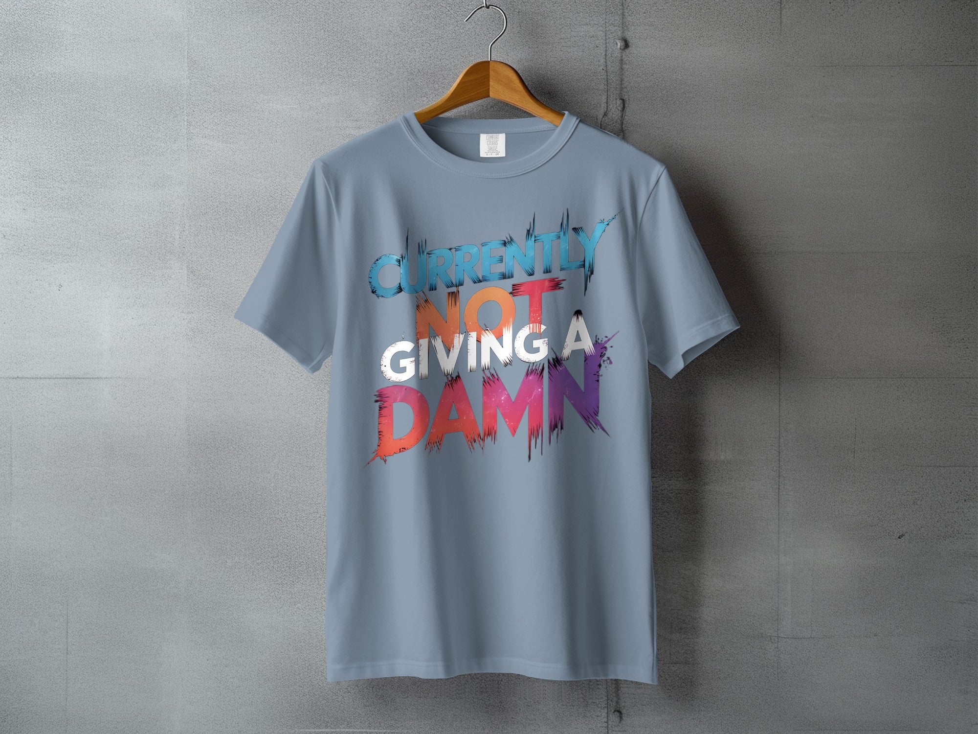 CURRENTLY NOT GIVING A DAMN Graphic Casual product type