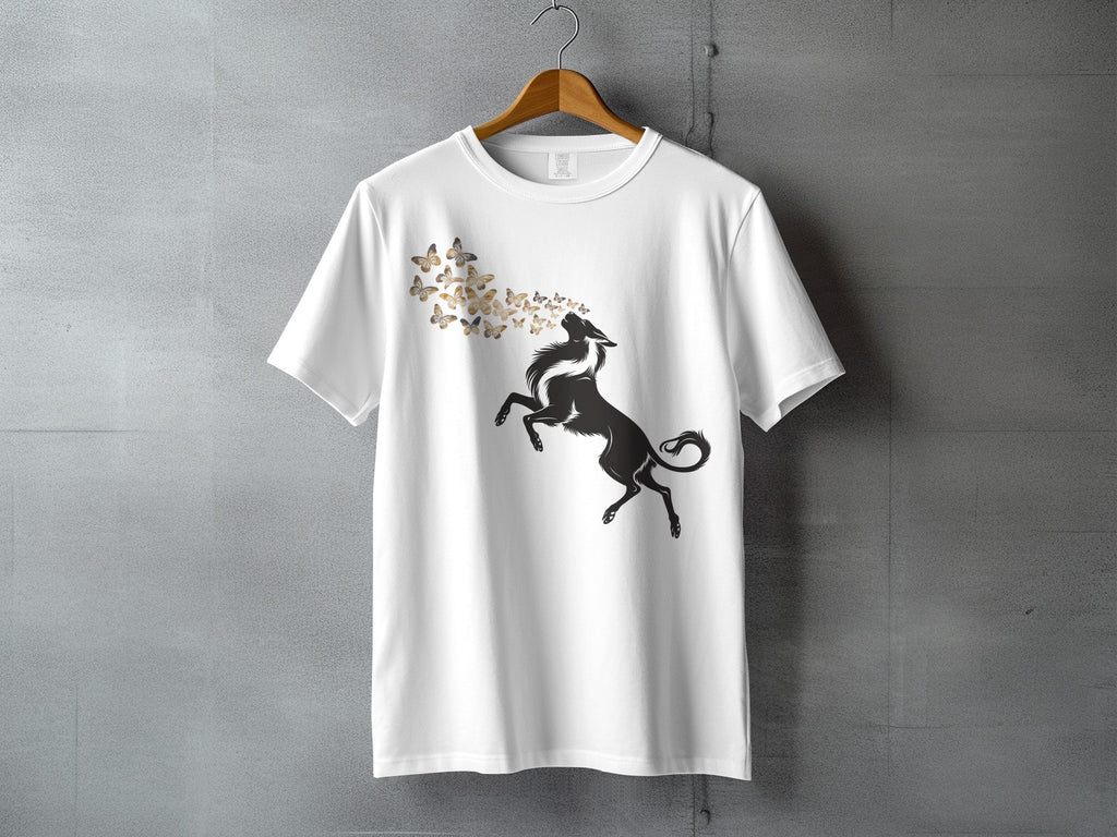 Howling Wolf Butterfly Swarm Mystical Animal Graphic product type