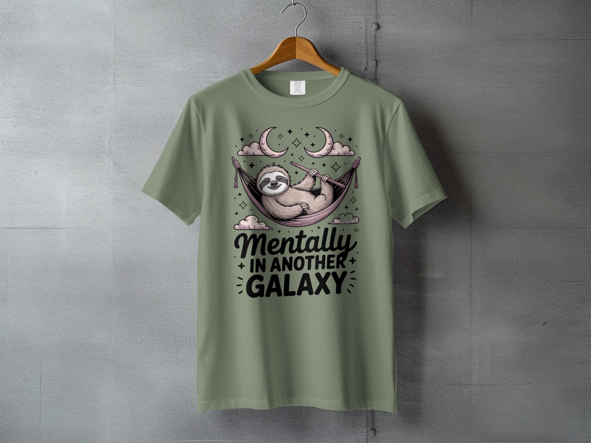 Sloth Hammock Moons Stars Mentally IN ANOTHER GALAXY product type