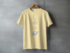 Celestial Moon Sun Star Saturn Design Light Yellow product type