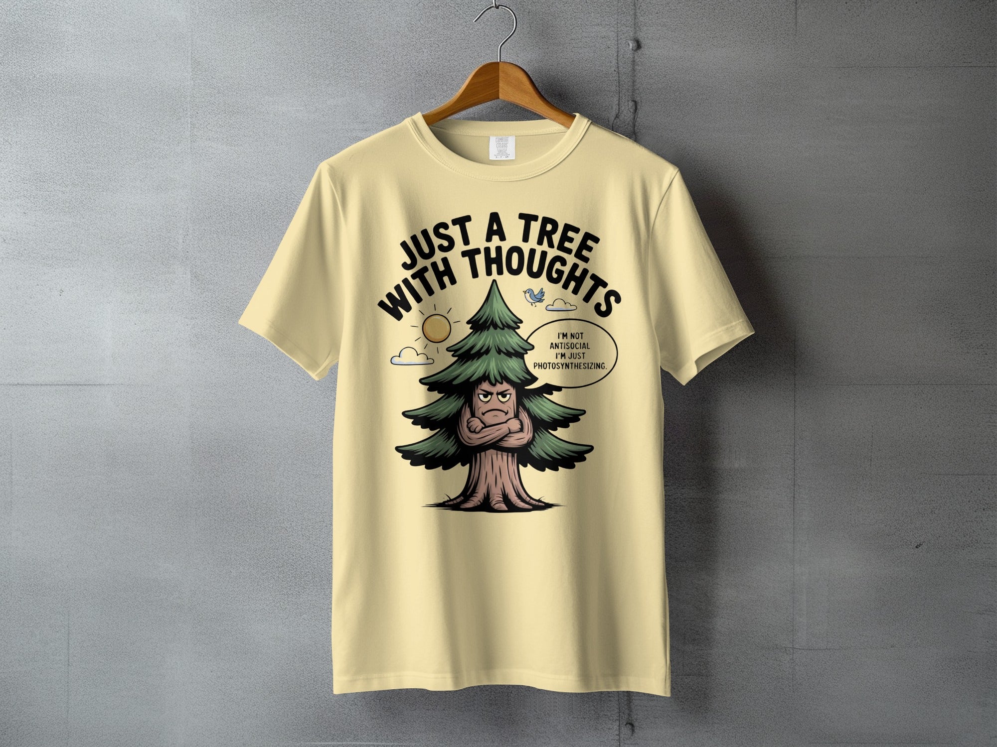 JUST A TREE WITH THOUGHTS ANTISOCIAL PHOTOSYNTHESIZING product type