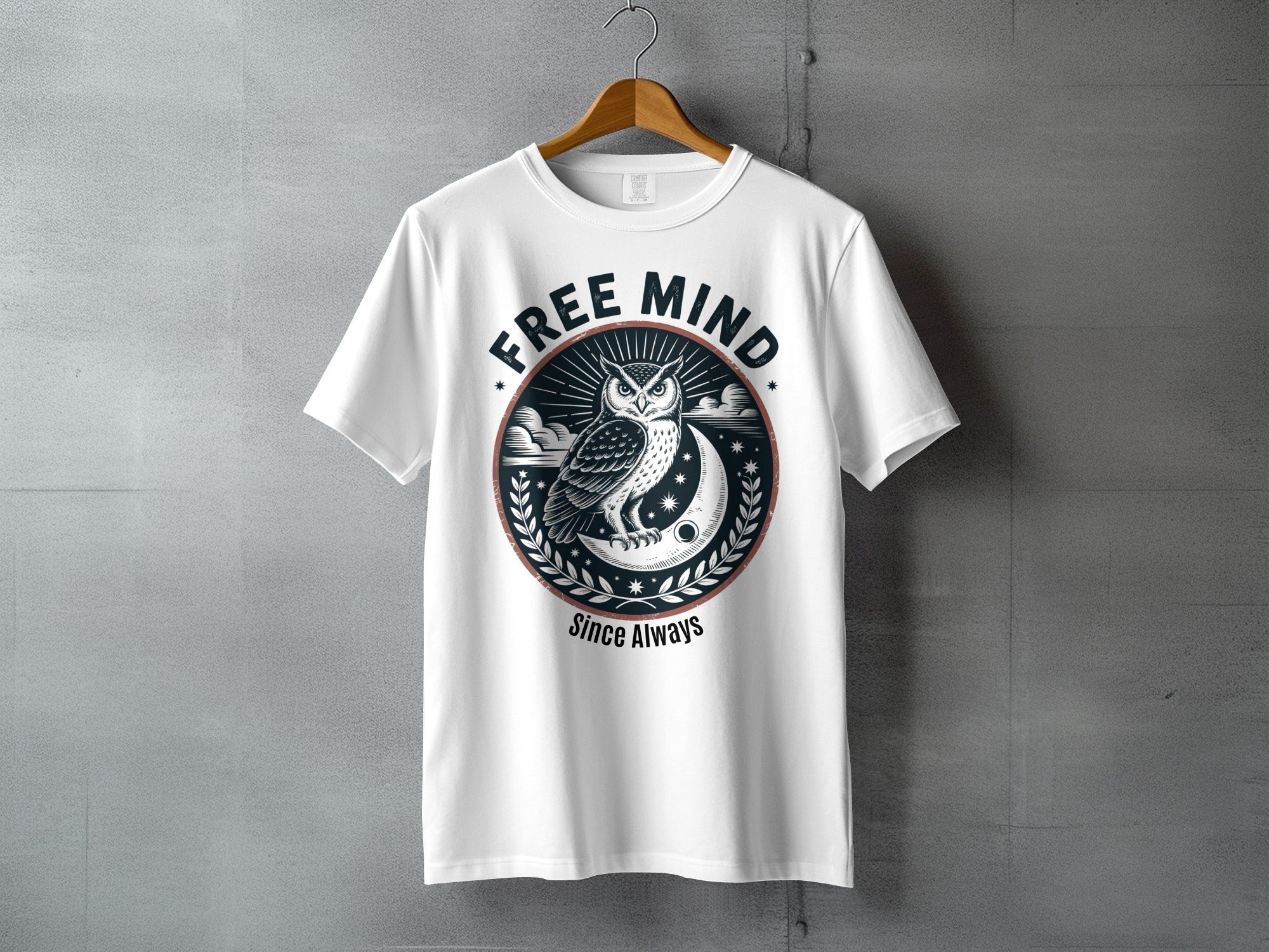 FREE MIND Owl Moon Stars Since Always product type