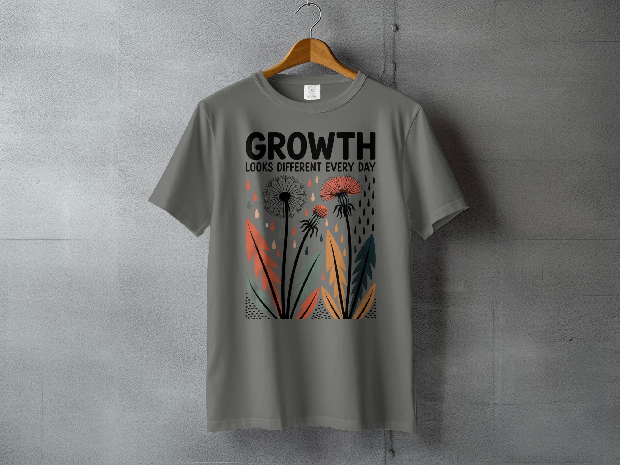 GROWTH LOOKS DIFFERENT EVERY DAY Dandelion Art product type