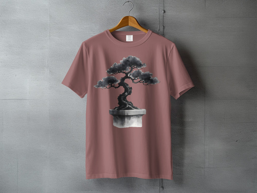 Bonsai Tree Stylized Art Design Casual T-shirt product type