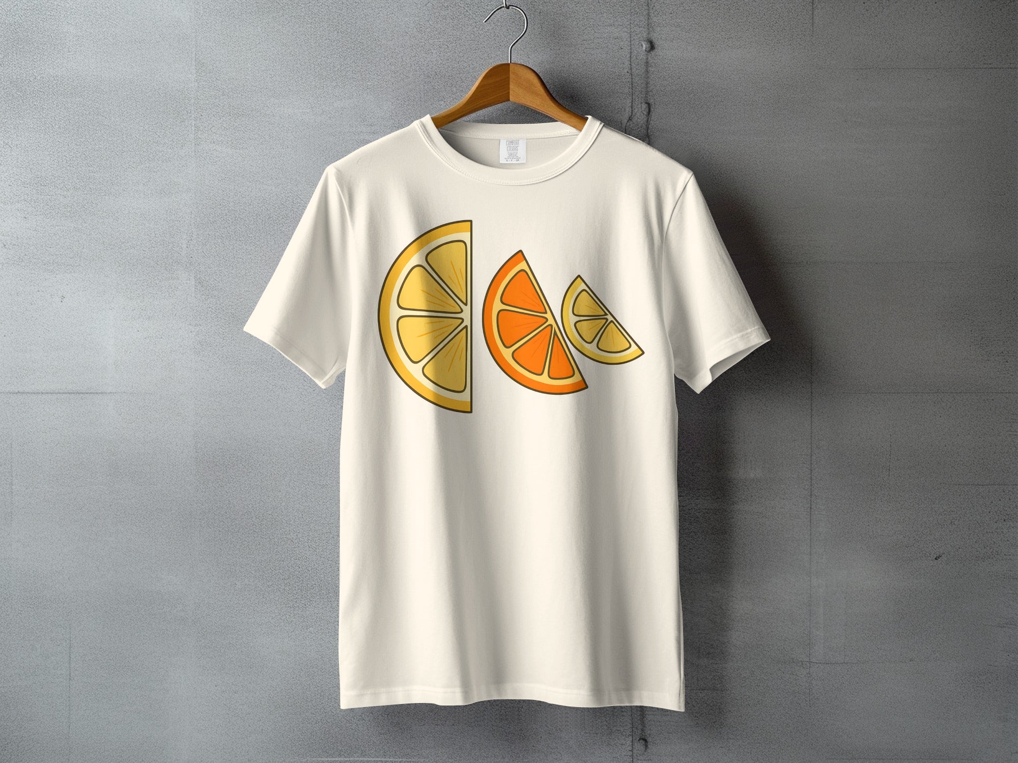 Citrus Slices Graphic White Shirt Product Type