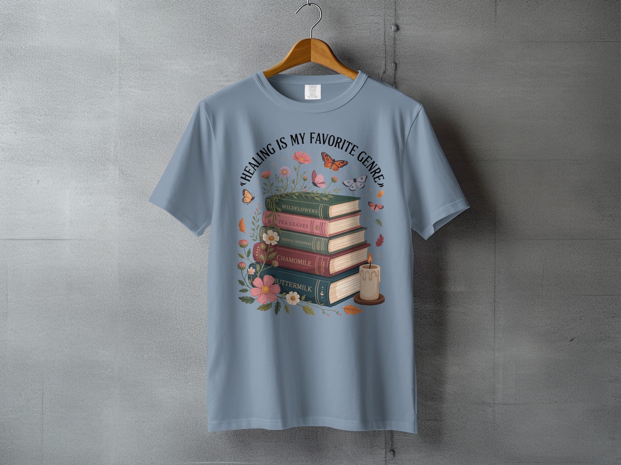 Healing Is My Favorite Genre Books Candle Butterflies product type