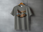 Eagle Mountains Stripes Flying Bird Design T-shirt product type
