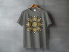 Organic Fig Mandala Design Spiritual Gray product type
T-shirt, Mandala, Fig design, Spiral art, Fruit pattern, Nature inspired, Botanical print, Organic design, Spiritual motif, Zen apparel, Meditation top, Boho style, Hippie graphic, Unique art, Graphic tee, Gray shirt, Green yellow, Purple accent, Summer wear, Casual clothing