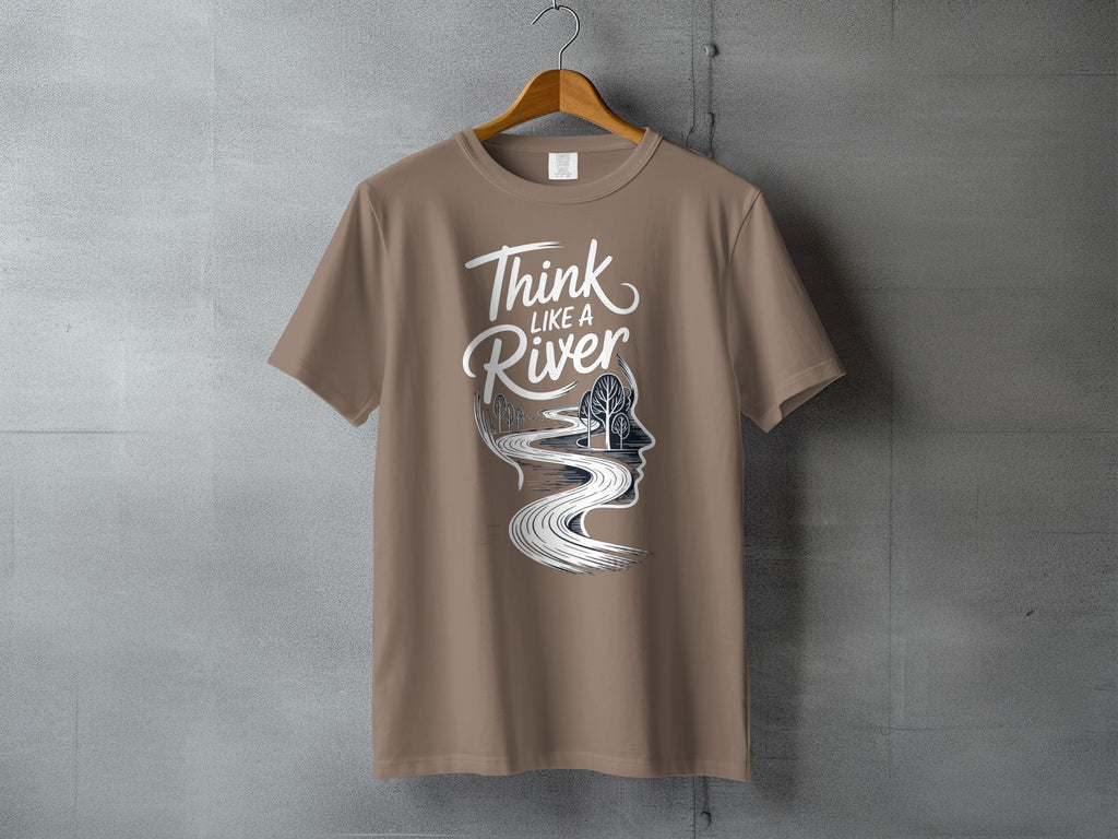 Think LIKE A River Profile Graphic Tee product type