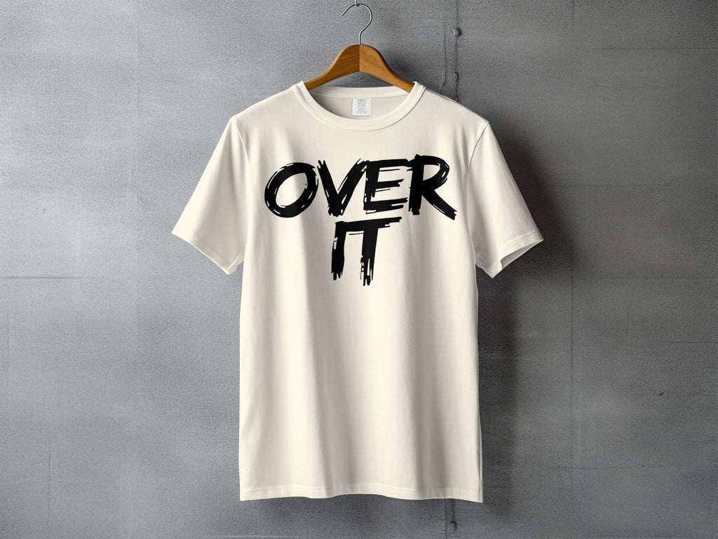 OVER IT Statement Cream Graphic T-Shirt product type