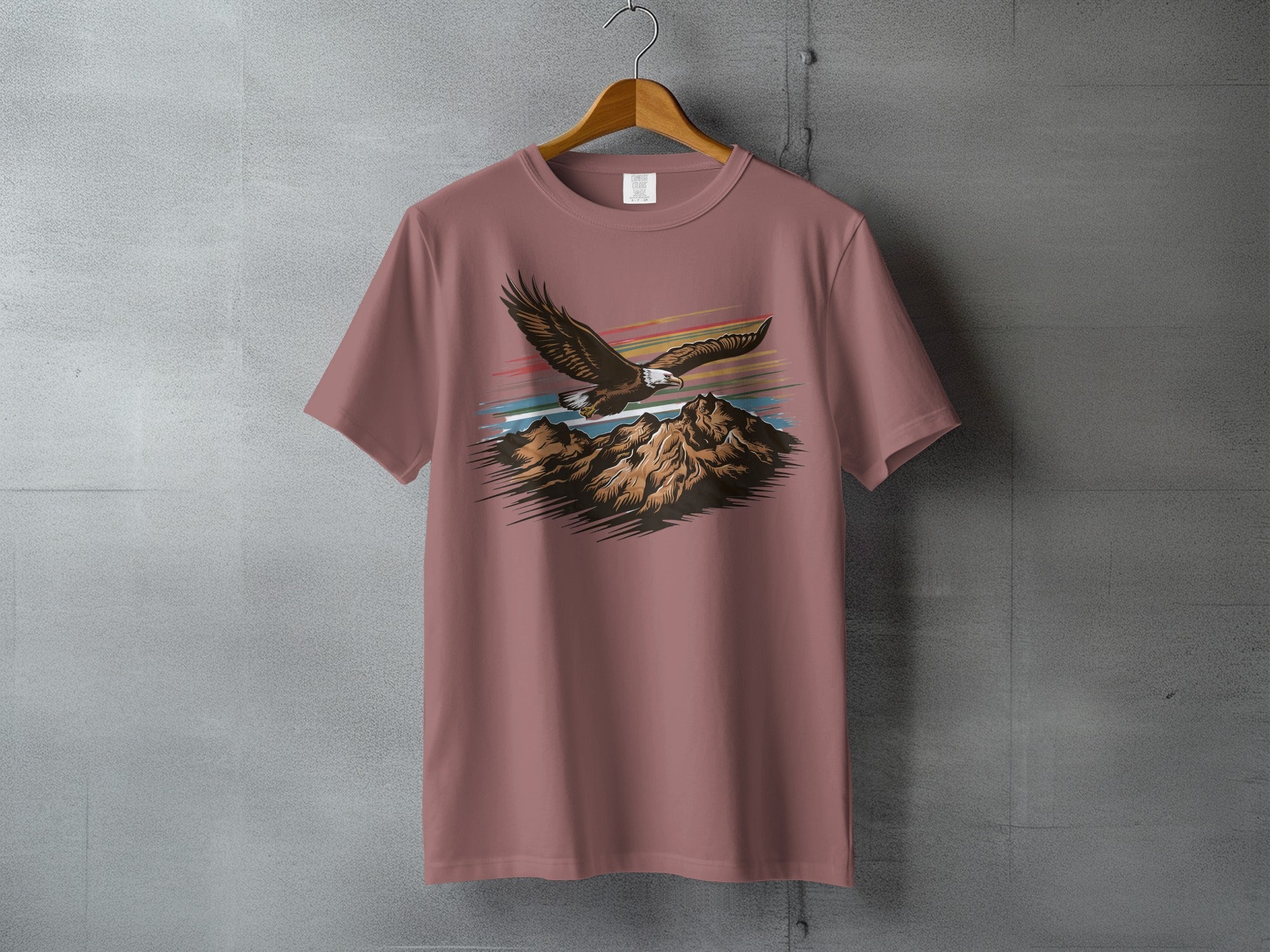 Eagle Mountain Retro Stripes Colorful Sky product type