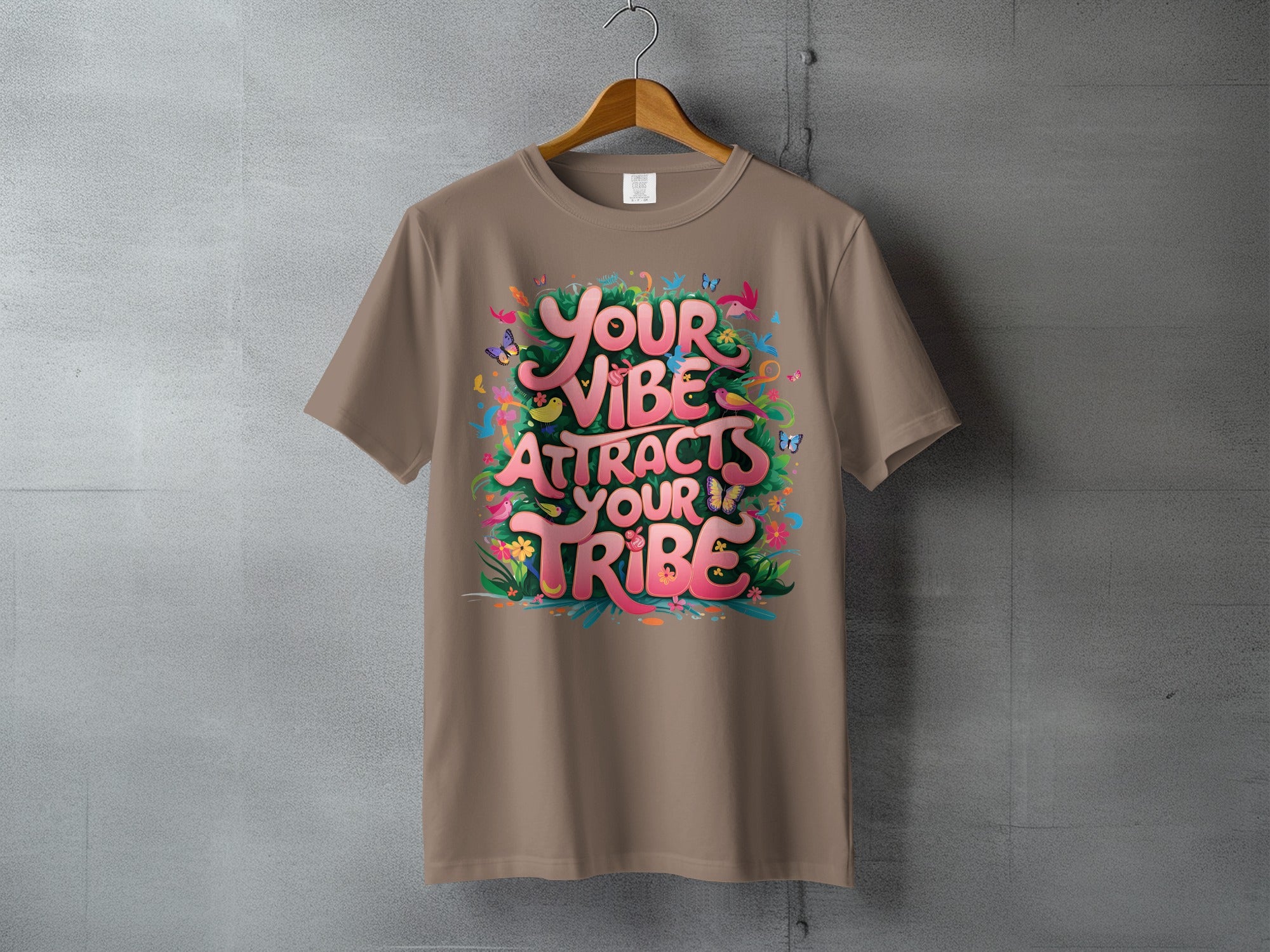 Your Vibe Attracts Your Tribe Inspirational Saying product type
