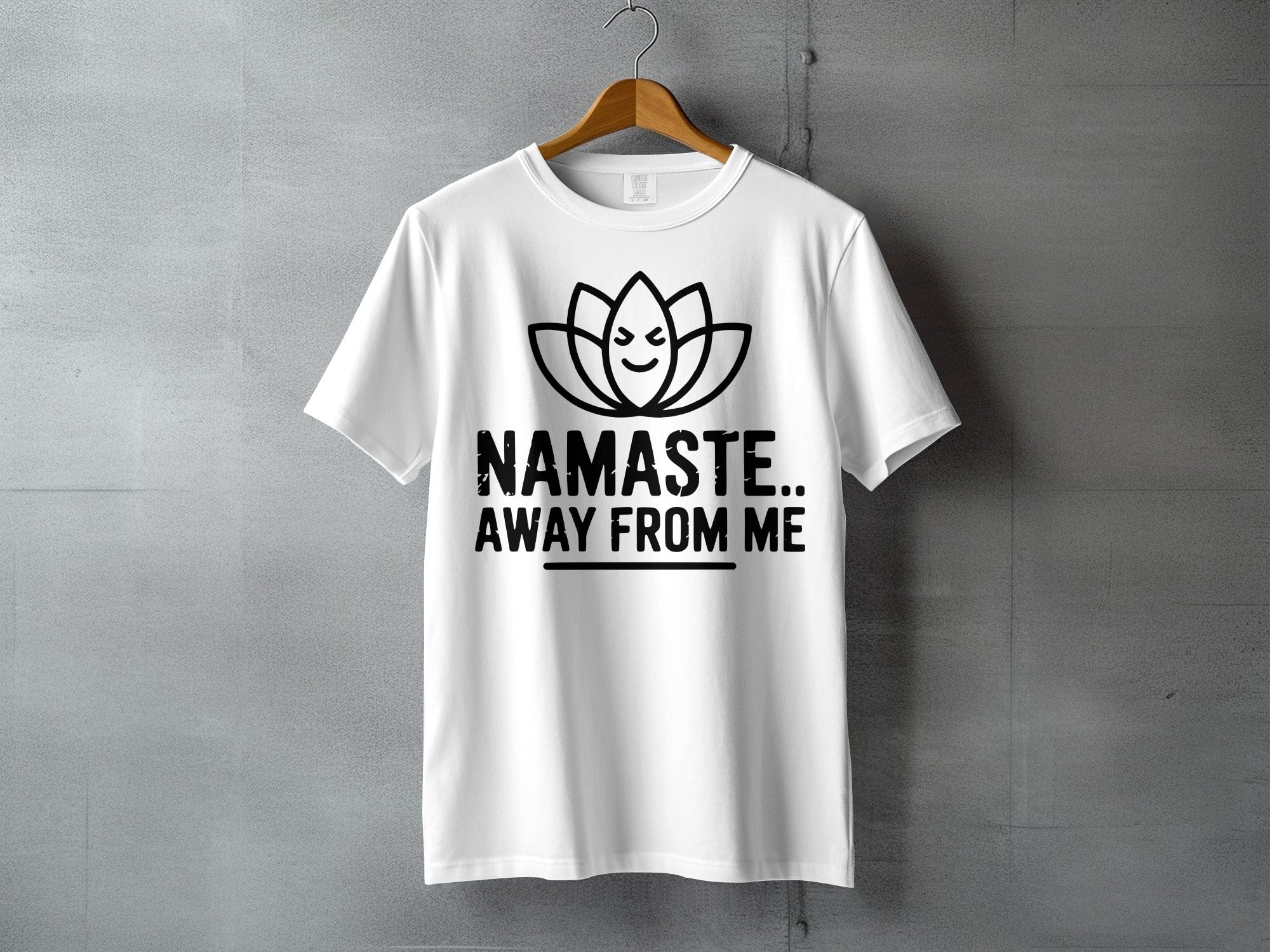 NAMASTE AWAY FROM ME Lotus Flower Funny T-shirt product type

Namaste
Away From Me
Lotus Flower
Funny T-shirt
Sarcastic
Yoga Humor
Meditation
Zen
Spiritual
Humorous
Graphic Tee
Novelty Shirt
White Tee
Quote Shirt
Statement Tee
Gag Gift
Unique Design
Cool Shirt
Witty Tee
Introvert Humor